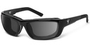 [F130541] Modelo VENTUS de AIRSHIELD (Noire Brillante, Verres Gris sans correction)