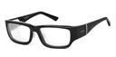 [N-030540] Modèle NEREUS (Noire Brillante, Verres Blancs sans correction, Transparente)